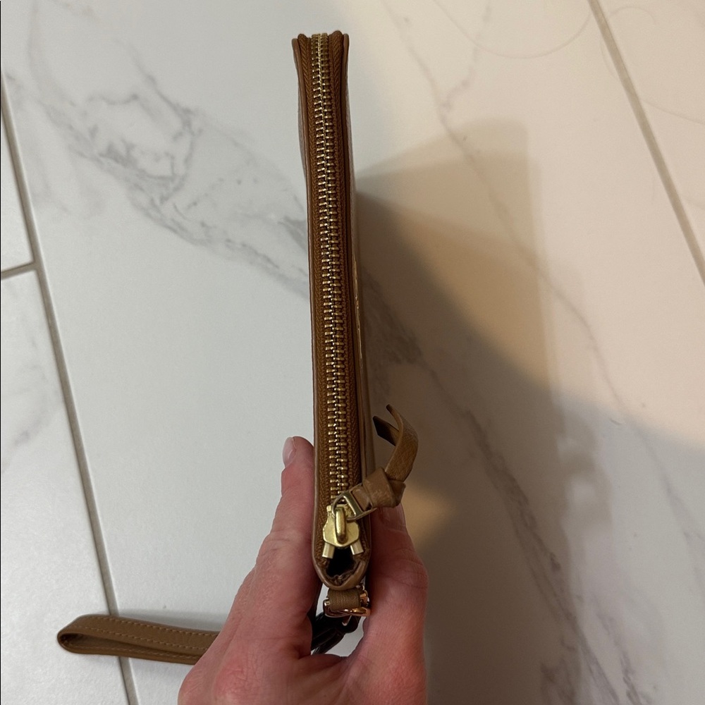 Tory Burch Brown Leather Clutch - Picture 5 of 6